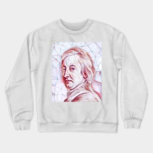 John Dryden Portrait | John Dryden Artwork | line art Crewneck Sweatshirt